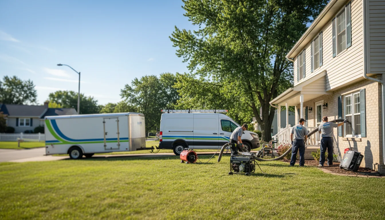 Flooded Basement Restoration And Cleanup With Repair in York, NE near me